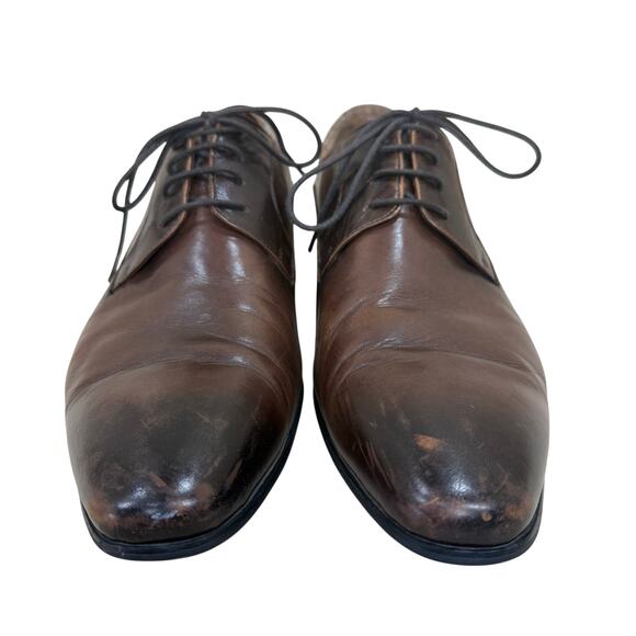 ALDO Oxford Dress Shoes Men’s 11.5 / 45 Brown Genuine Leather Preppy Formal main image 8
